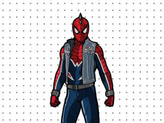 Desenhos do Punk-Aranha para colorir