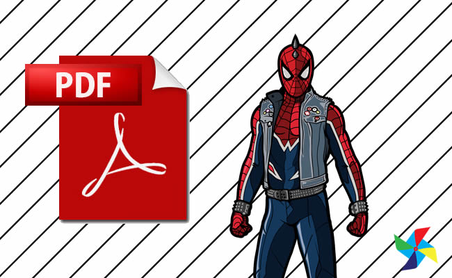 Desenhos do Punk-Aranha em PDF