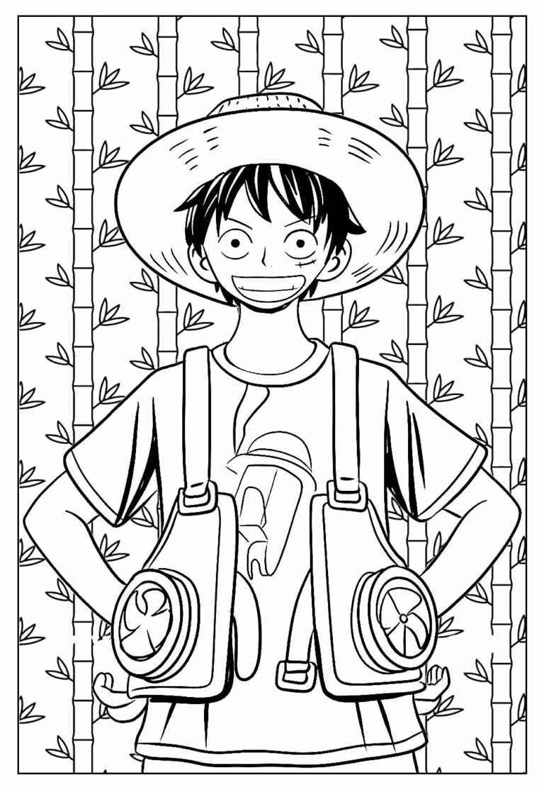 Desenhos Do Luffy Para Colorir Bora Colorir