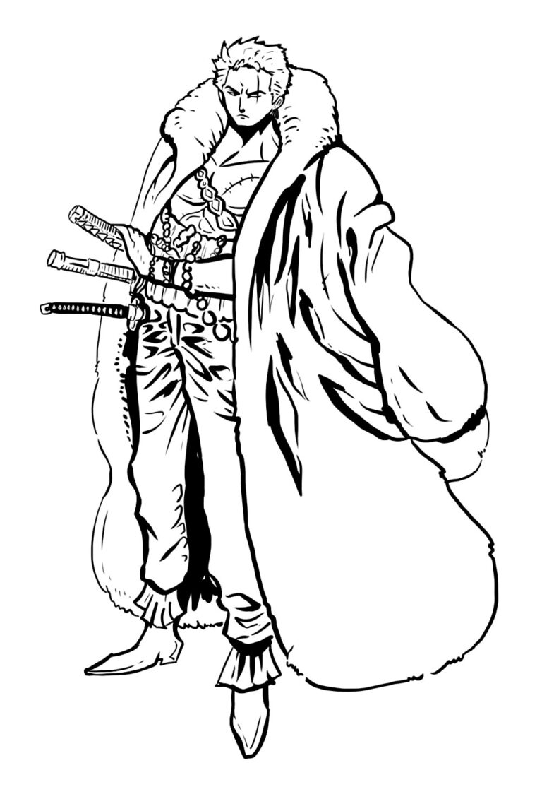 Desenhos De Roronoa Zoro Para Colorir Bora Colorir