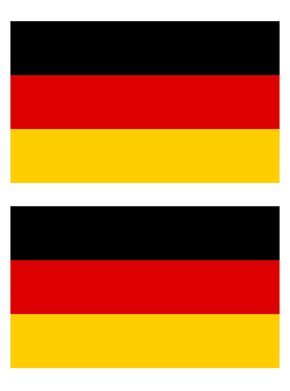 Bandeiras da Alemanha para imprimir