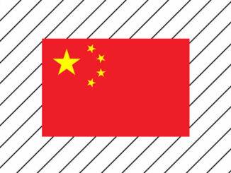 Imagem da Bandeira da China para Imprimir