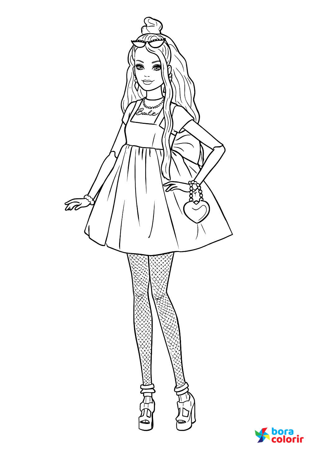 Barbie para Colorir