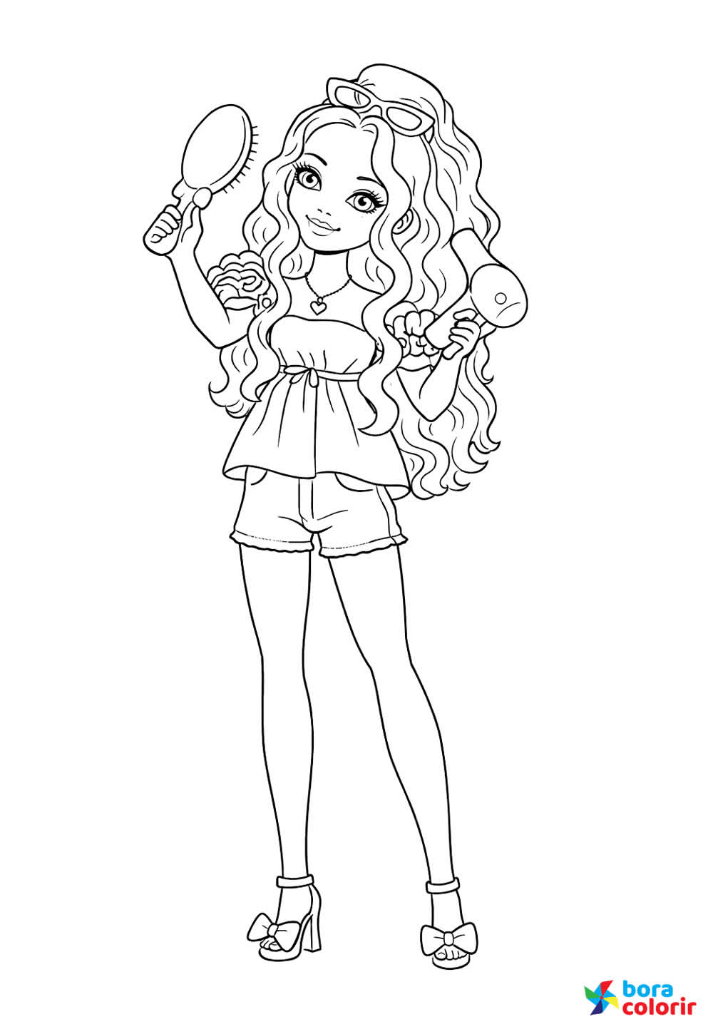 Desenho Infantil para Barbie