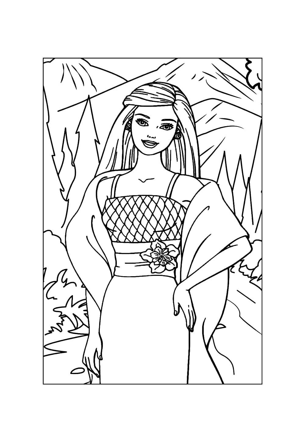 Desenho da Barbie