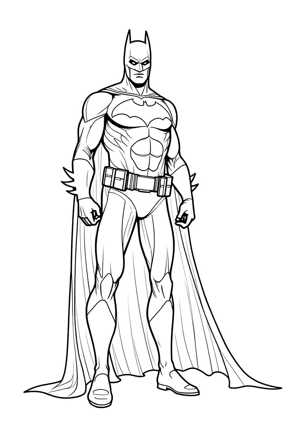 Desenho de Batman para colorir
