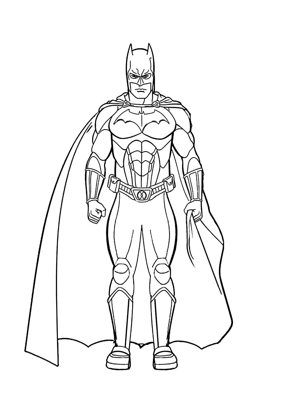 Desenho de Batman para colorir