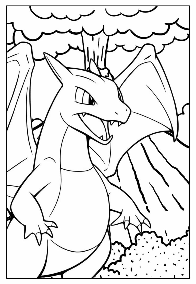 Desenhos De Charizard Para Colorir Bora Colorir