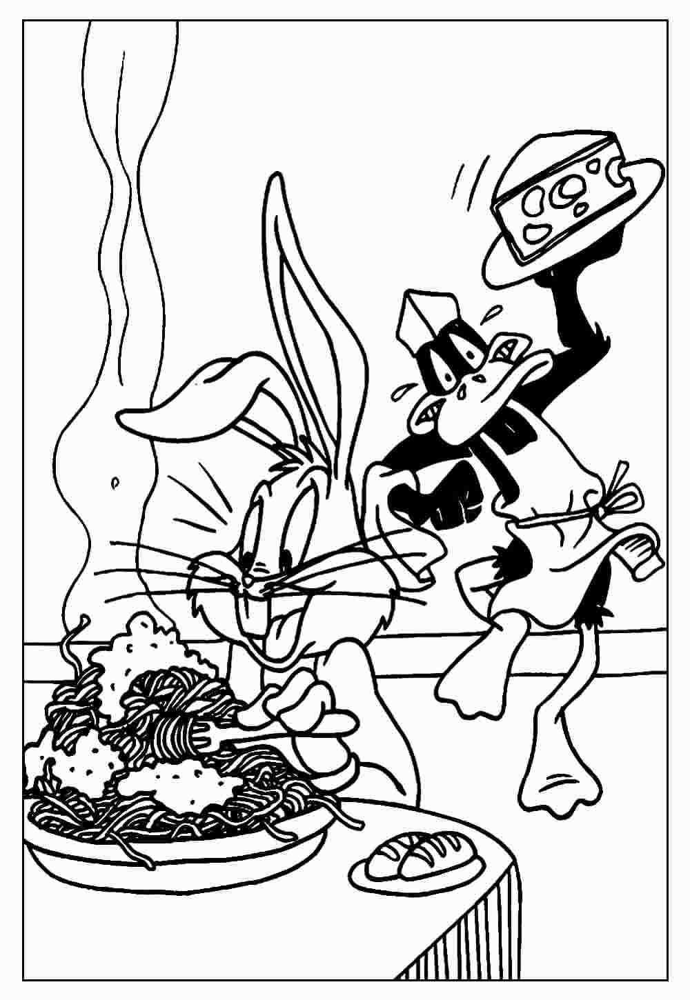 Desenho do Looney Tunes para colorir
