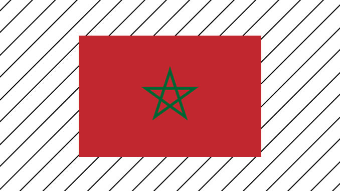 Bandeira do Marrocos - Imprimir