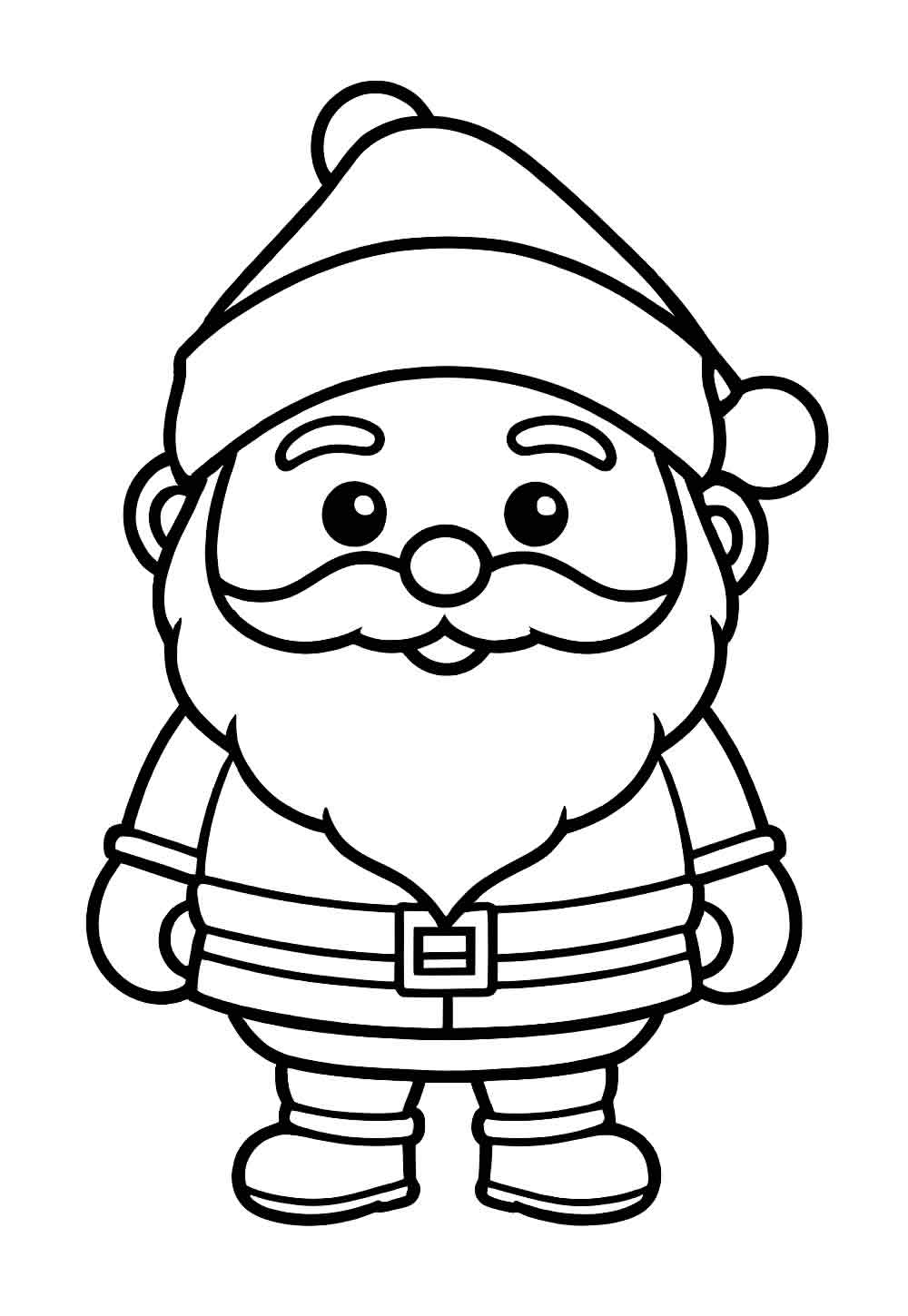 Desenho Papai Noel