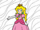 Desenhos da Princesa Peach oara colorir
