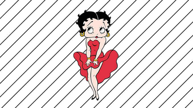 Desenhos da Betty Boop para colorir