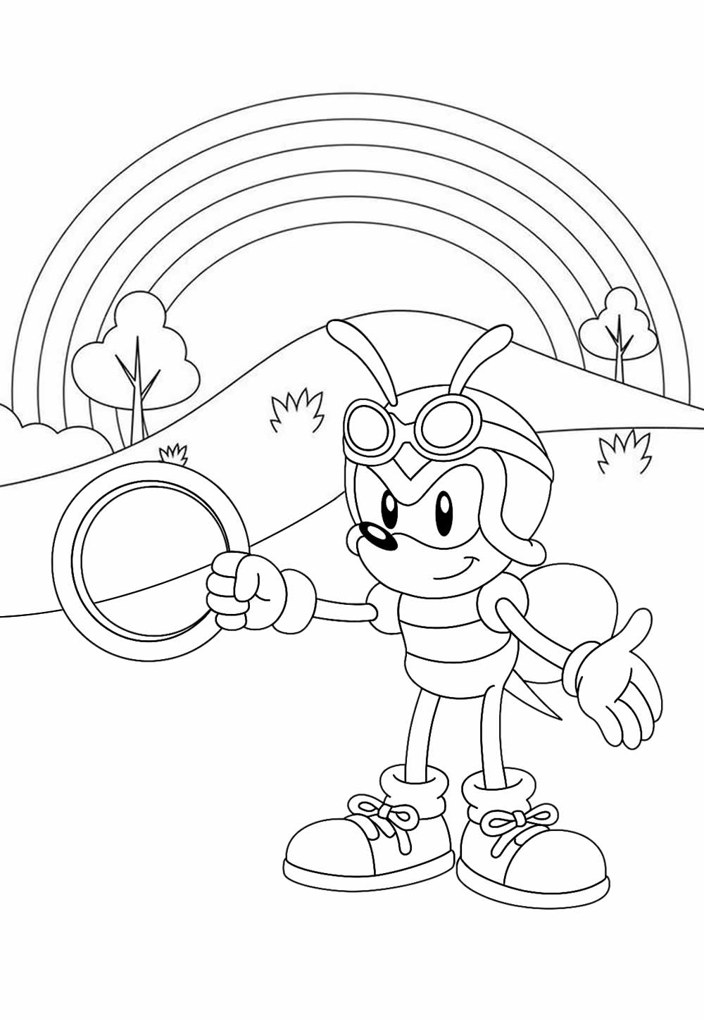 Desenho da Charmy Bee para colorir
