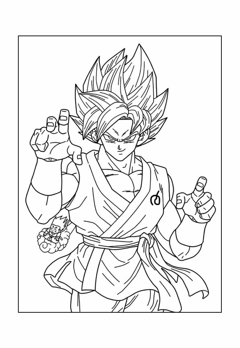 Desenho do Goku