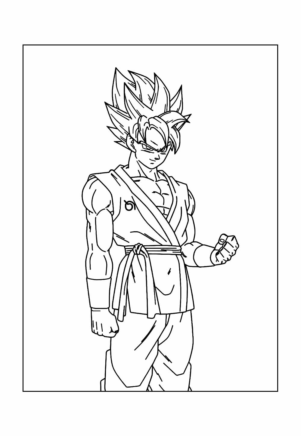 Desenho do Goku