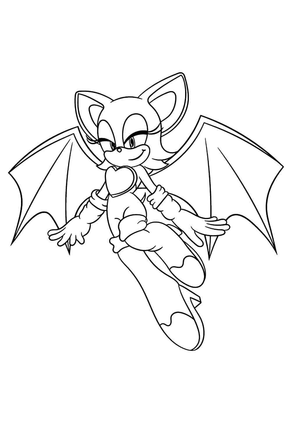 Desenho Rouge the Bat Colorir