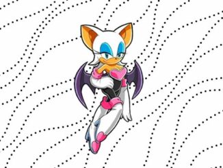 Desenhos da Rouge the Bat para pintar