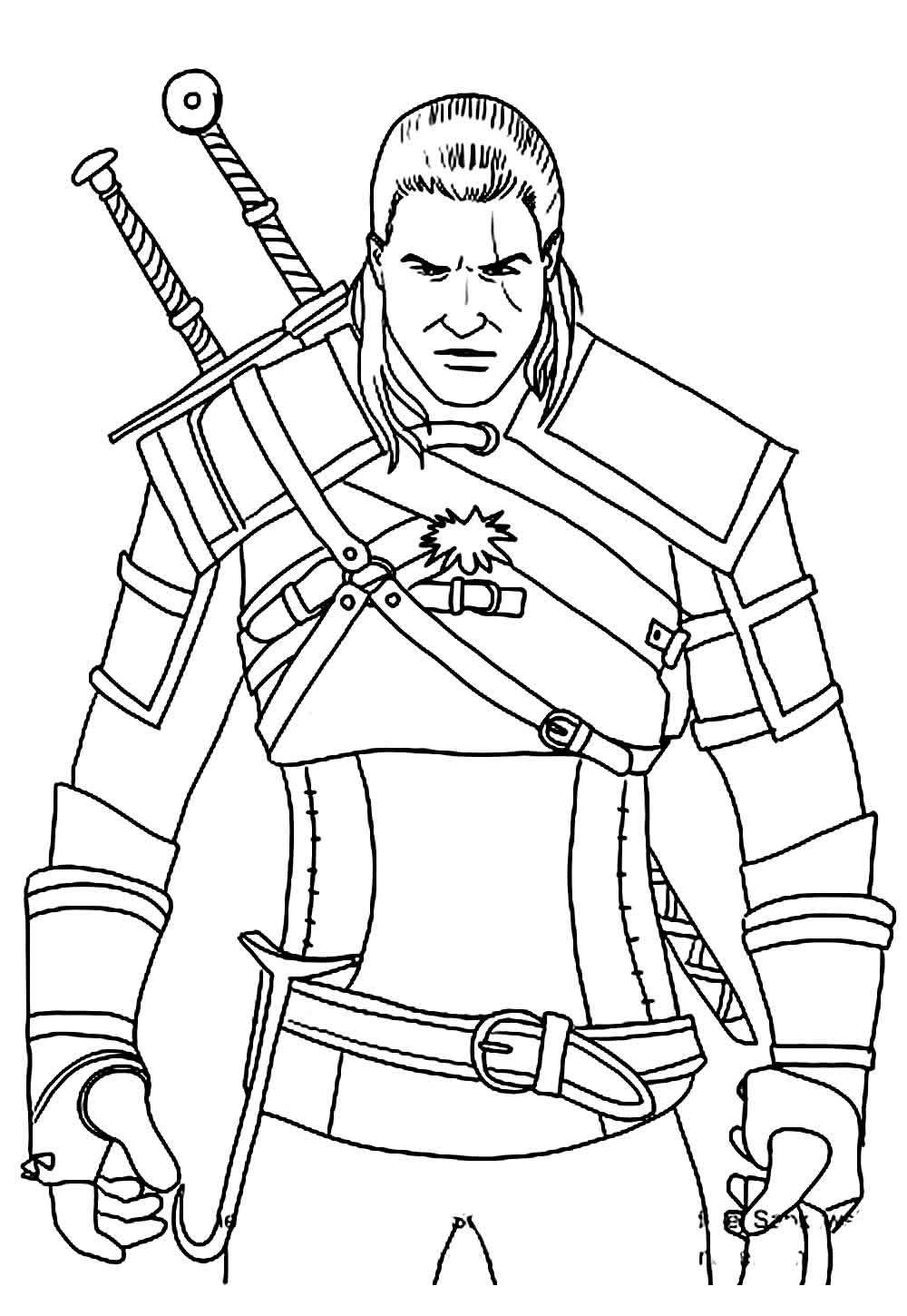 Desenho de The Witcher