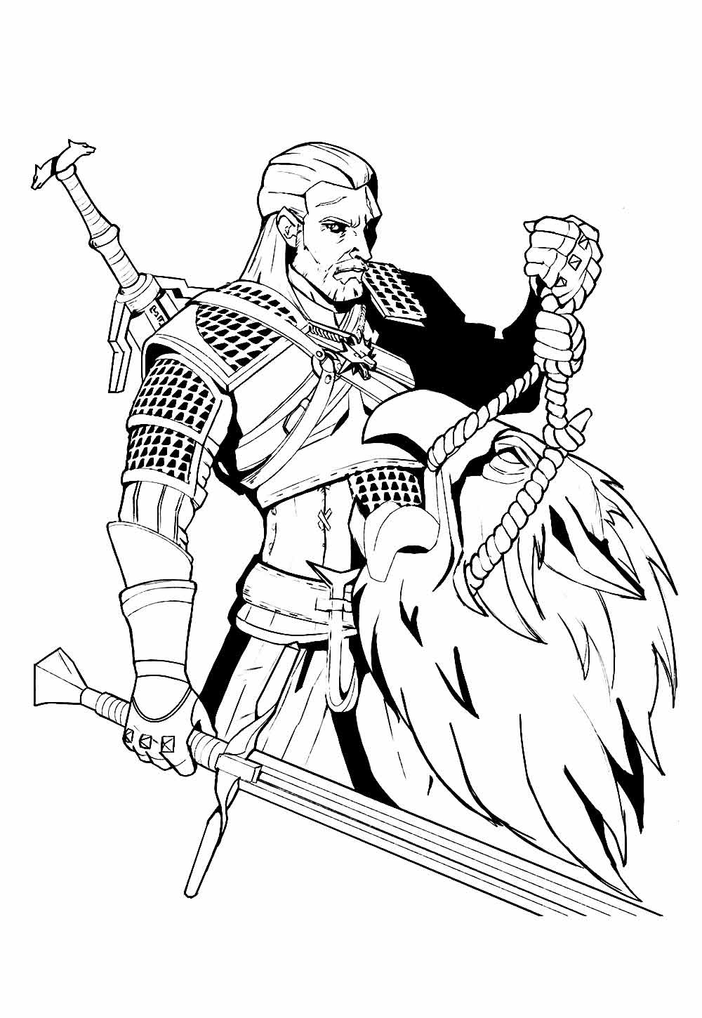 Desenho de The Witcher