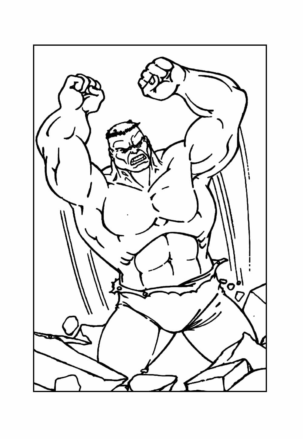 Desenho do Hulk
