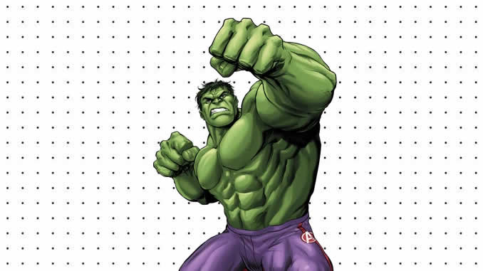 Desenhos de Hulk para colorir