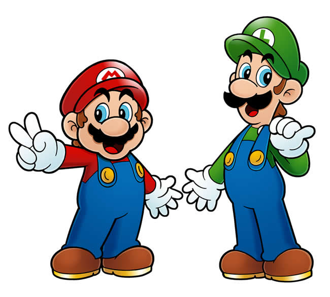 Imagem do Mario Bros e Luigi