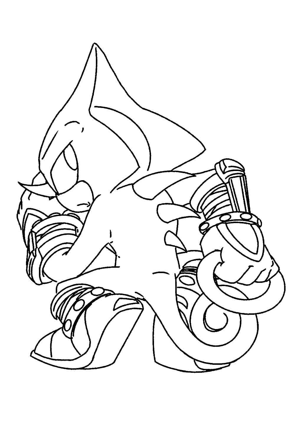 Desenho de Espio the Chameleon para colorir