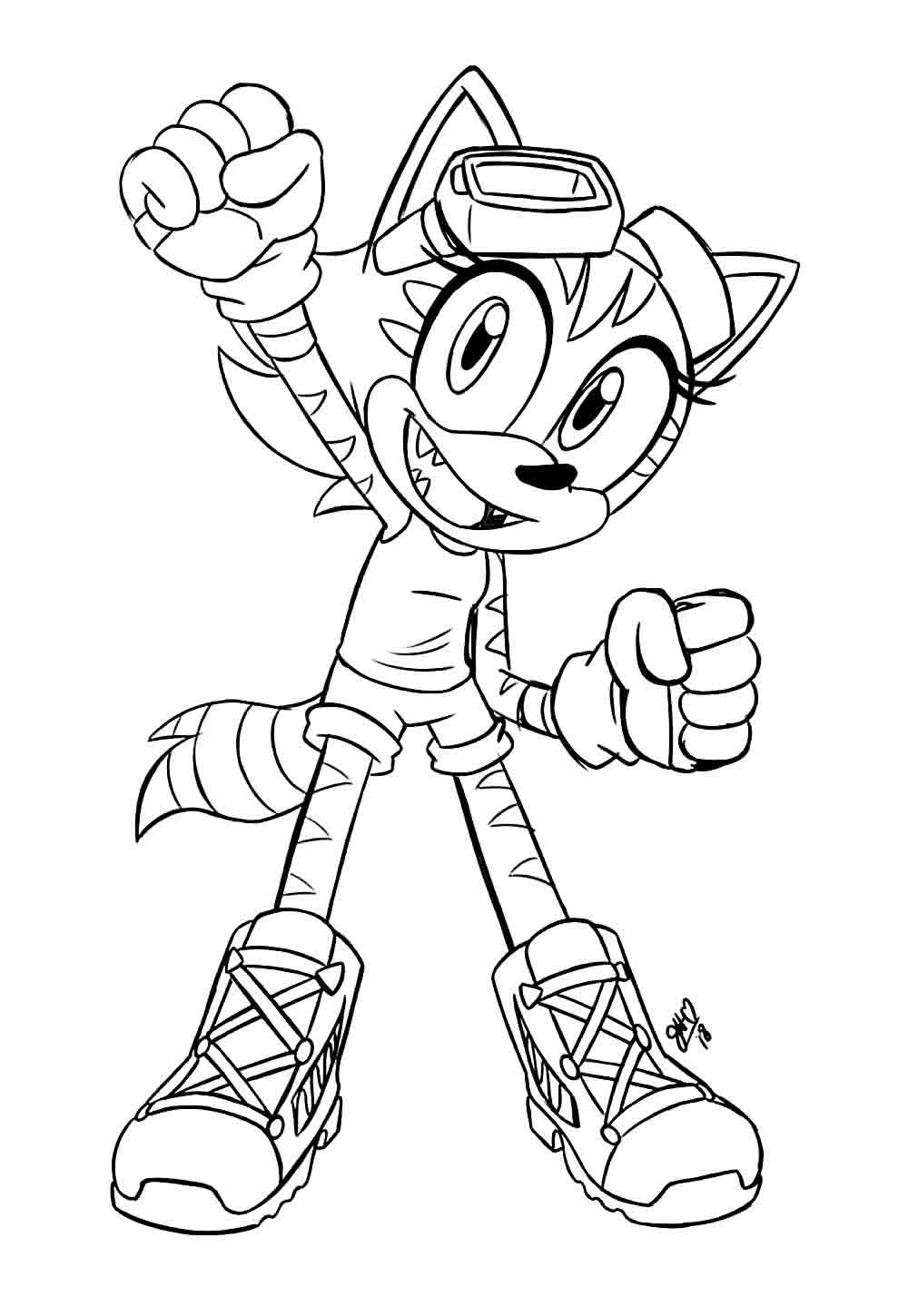 Desenhos do jogo Sonic para colorir