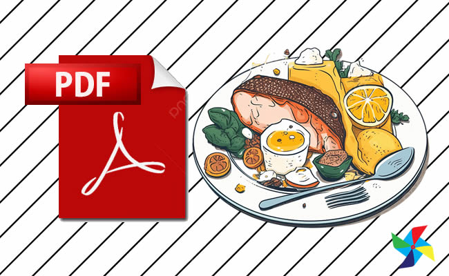 Desenhos de Comidas em PDF