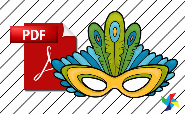 Desenhos Máscaras em PDF