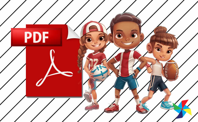 Desenhos de Esportes em PDF