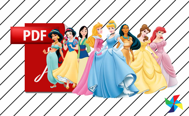 Desenhos de Princesas em PDF