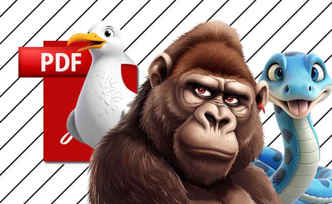 Desenhos de Animais em PDF