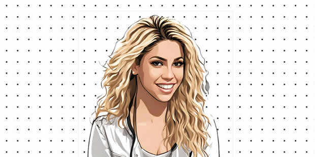 Desenhos da Shakira para imprimir