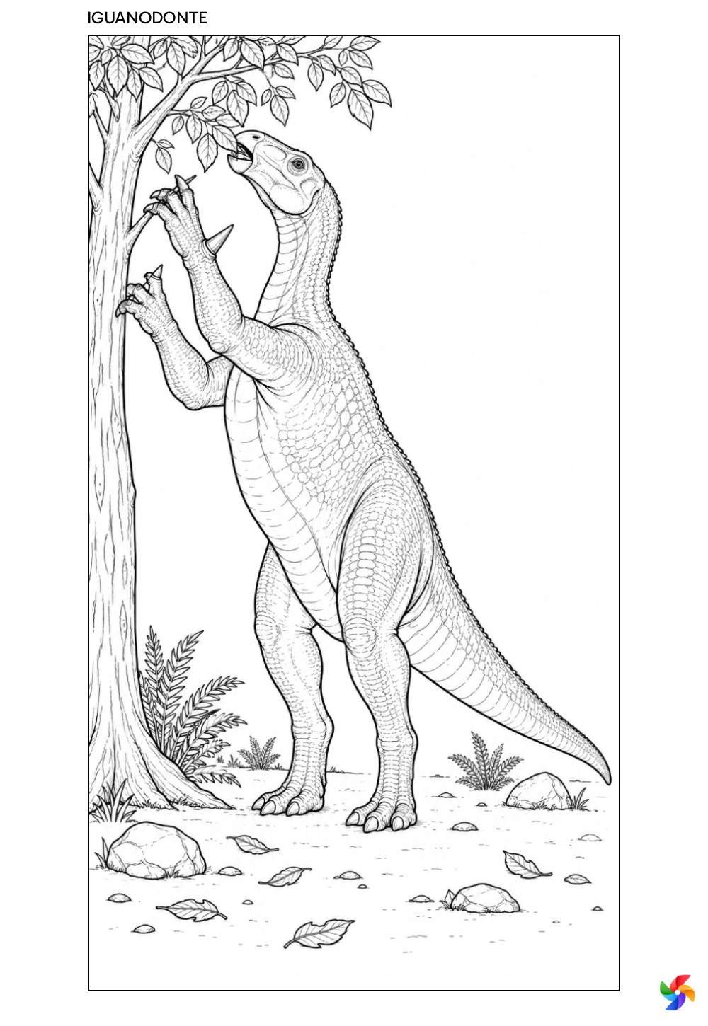 Desenho Realista de Dinossauro