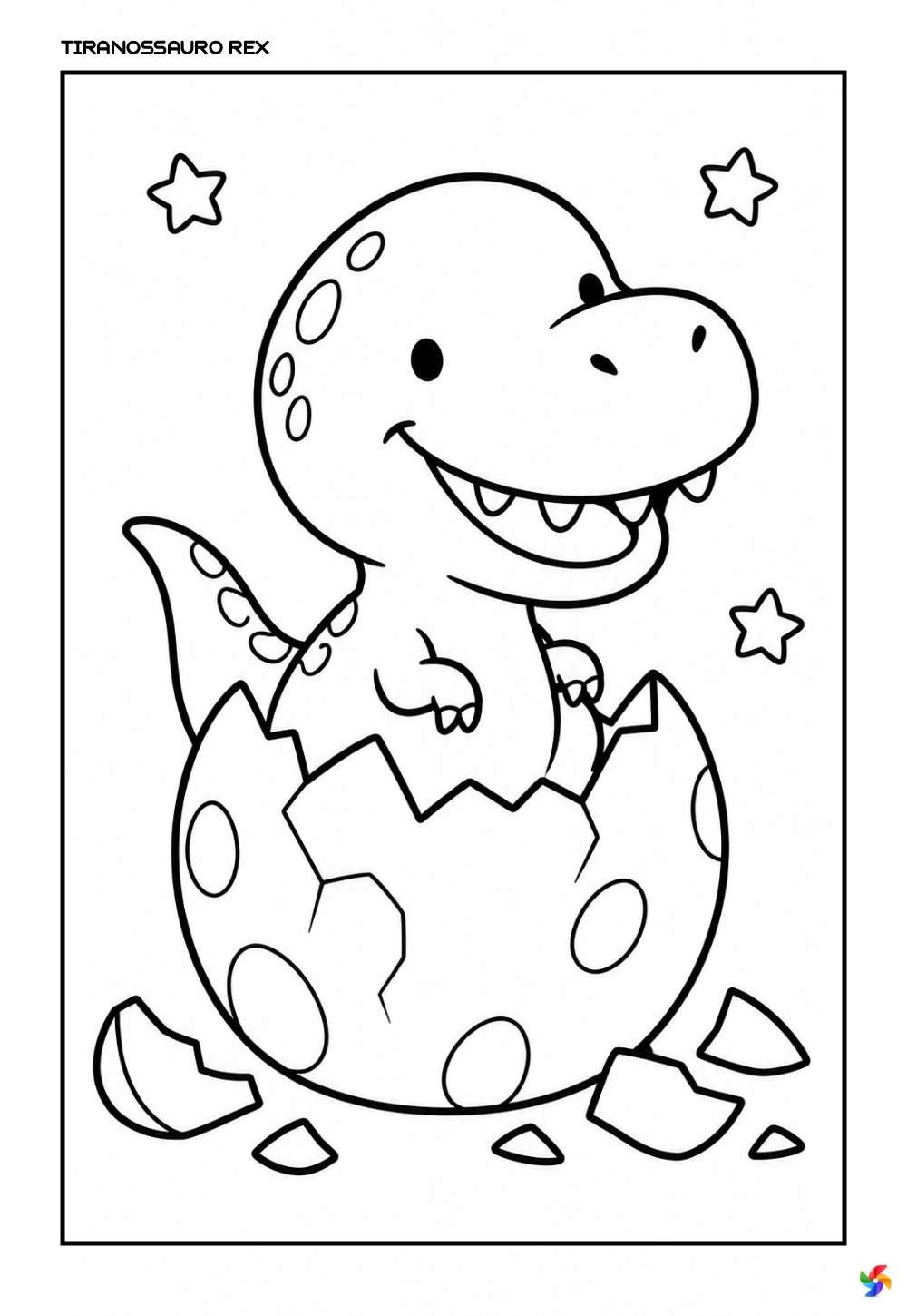 Dinossauro para Colorir