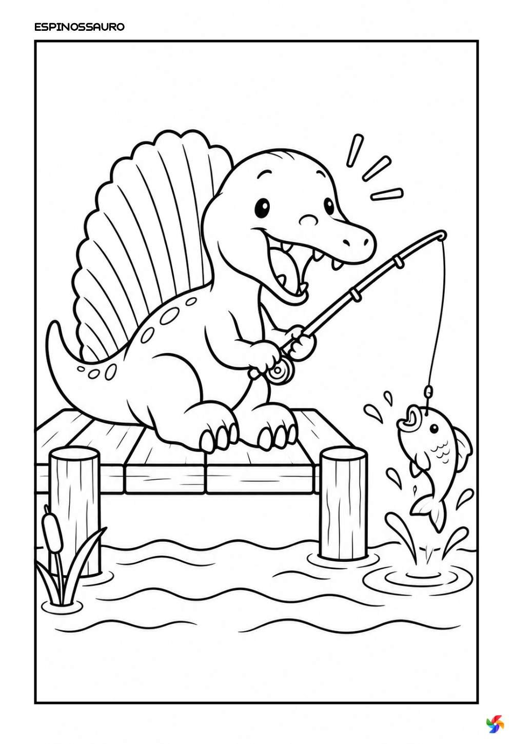 Desenhos de Dinossauro para colorir e imprimir