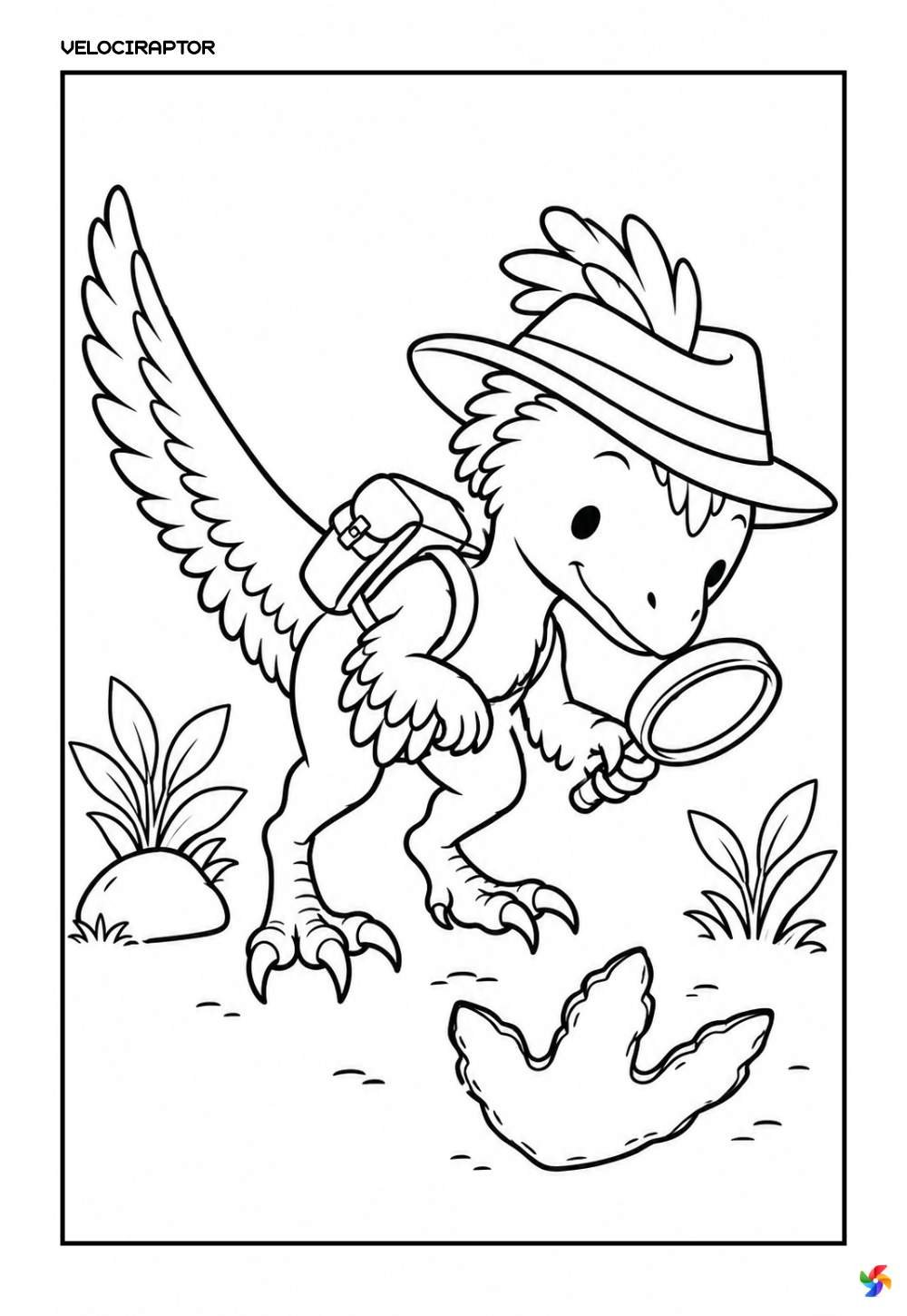 Desenhos de Dinossauro para pintar