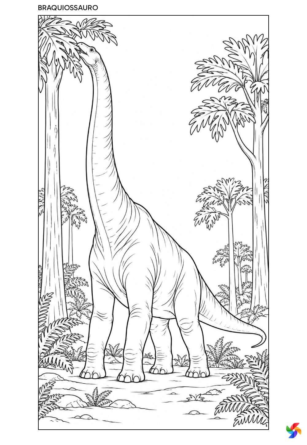 Desenhos Dinossauro para pintar