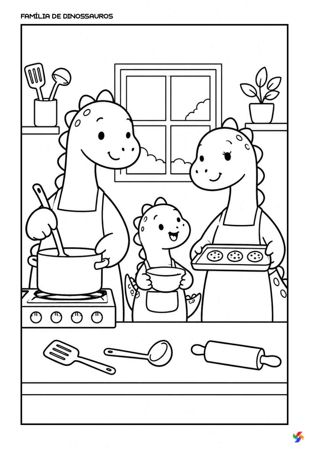 Dinossauro para imprimir