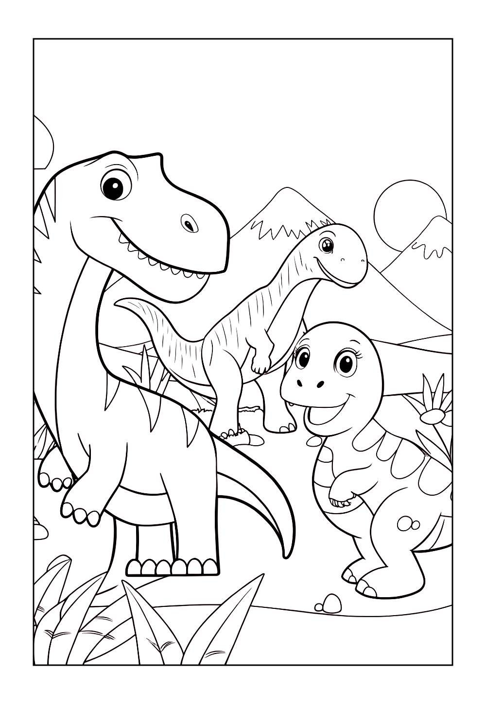 Desenho de Dinossauro