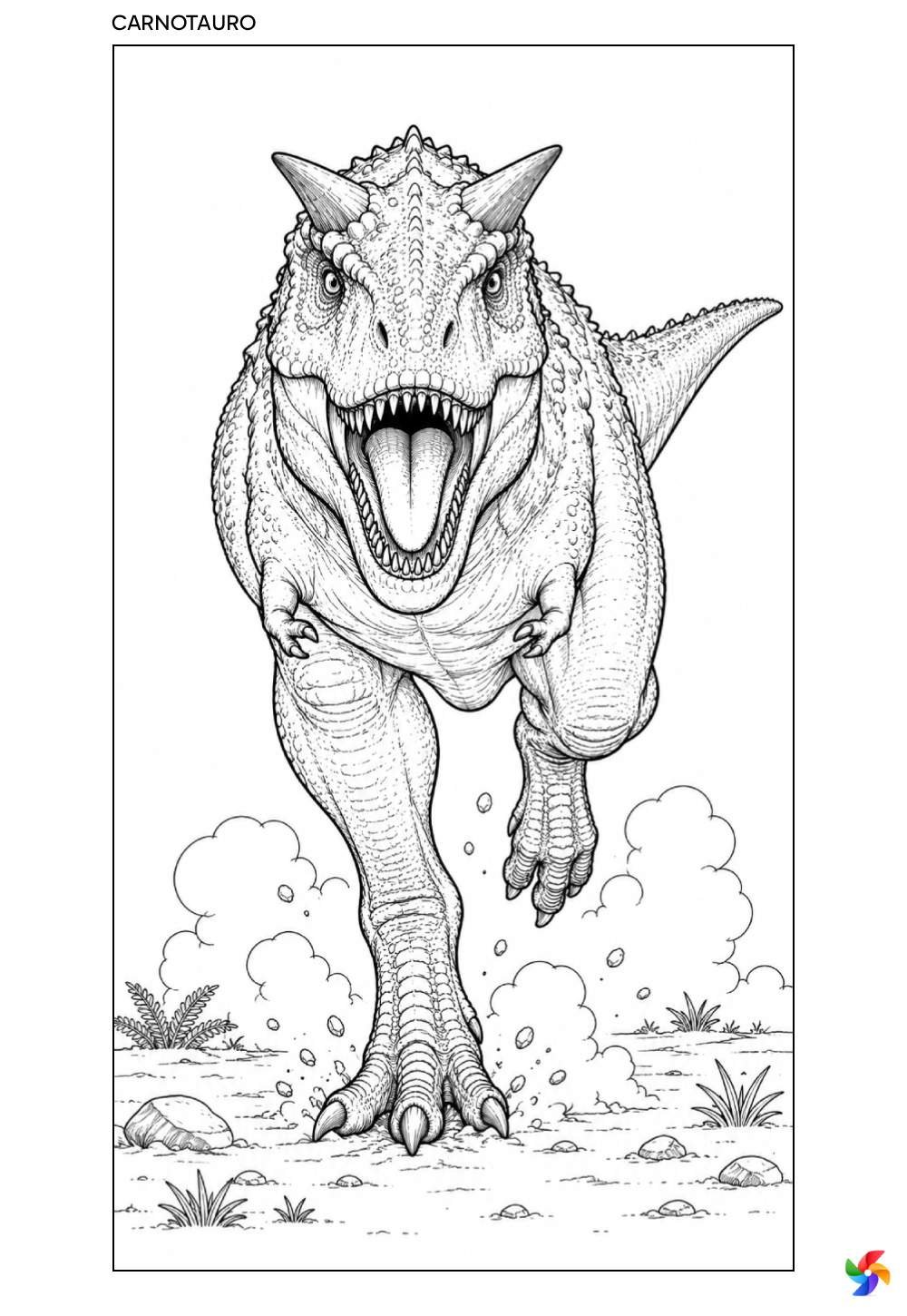 Desenho Realista de Dinossauro