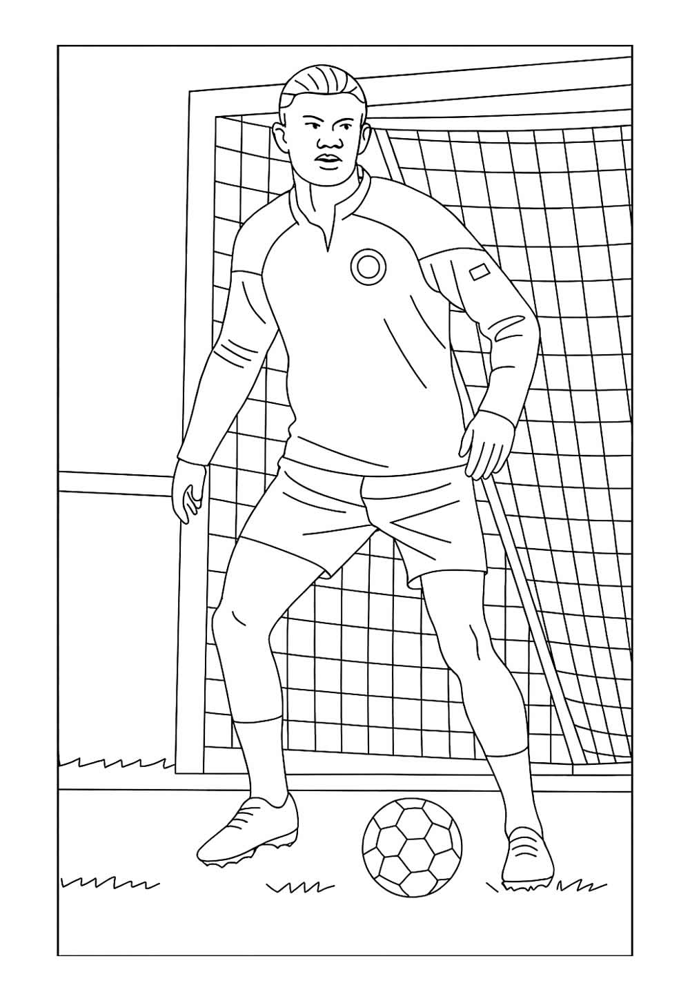 Desenho de Haaland