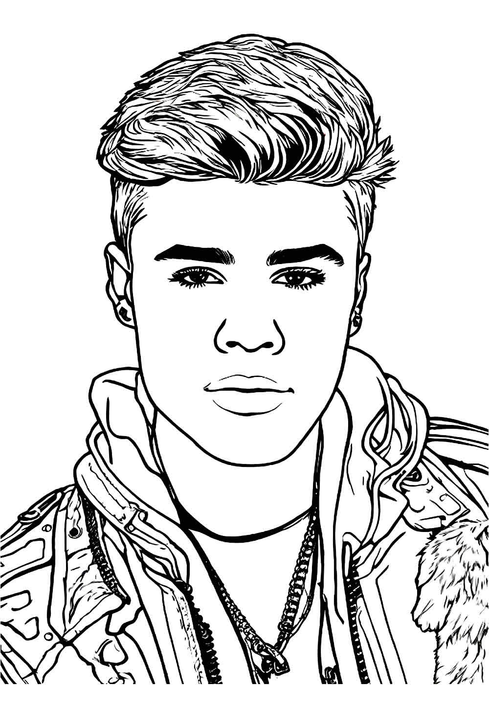 Desenho de Justin Bieber