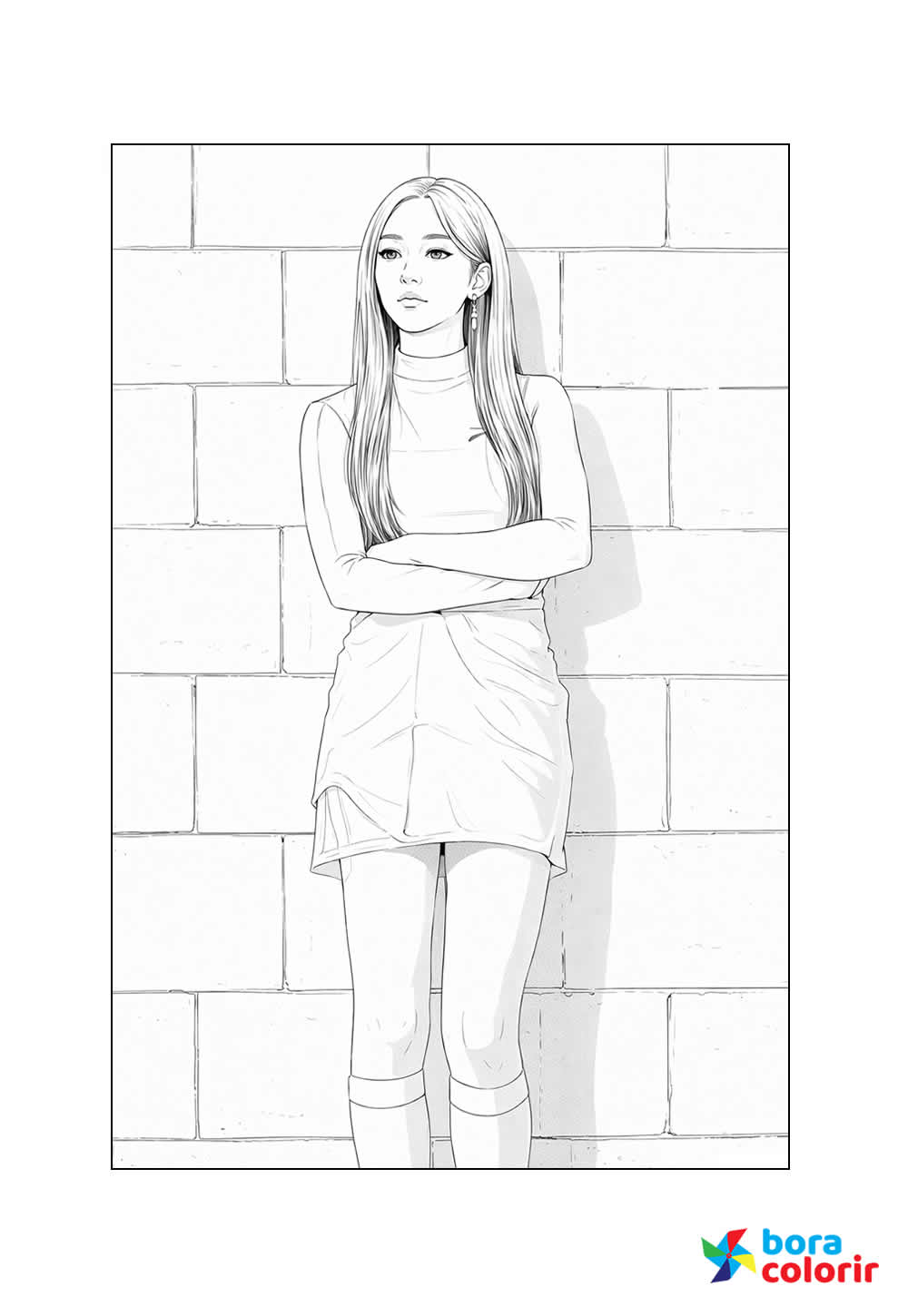 Desenhos K-Pop Pintar