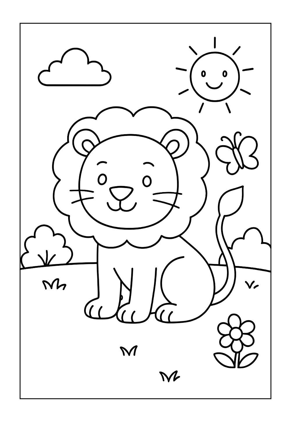 Desenho de Leão