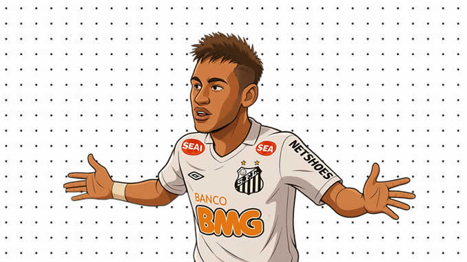 Desenhos de Neymar para colorir
