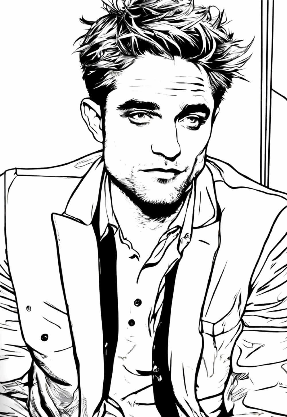 Colorir Robert Pattinson