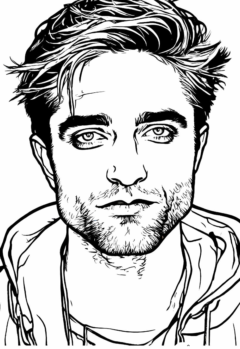 Desenho de Robert Pattinson